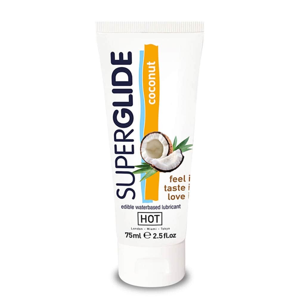 Lubrifiant Comestibil HOT Superglide Cocos 75ml